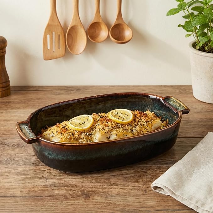 Ceramic Oval Casserole Baking Dish, 1 Quarts Baking Dish - Image 7