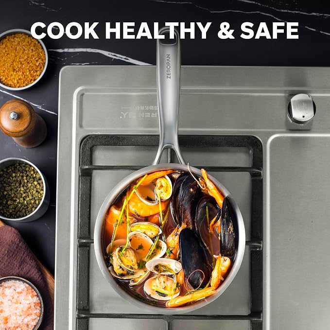 1 Quart Stainless Steel Saucepan - Image 8
