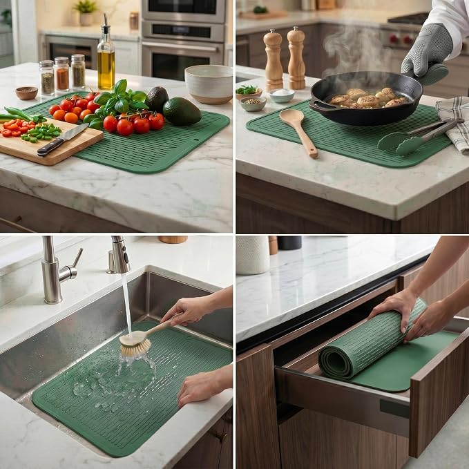 MicoYang Silicone Dish Drying Mat - Image 3