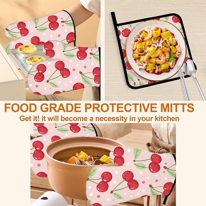 Oven Mitts and Hot Pads Set - Image 5