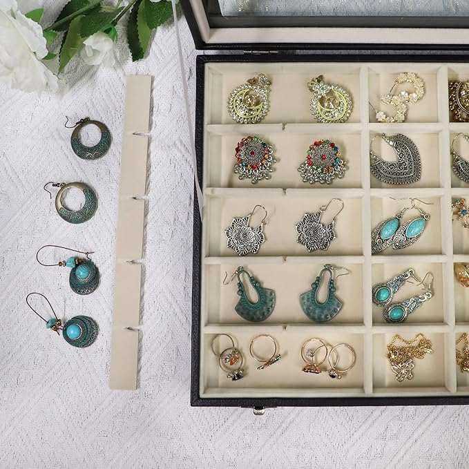 Stratalife Earring Organizer Jewelry Holder Organizer Drawer Earring Storage - Image 2