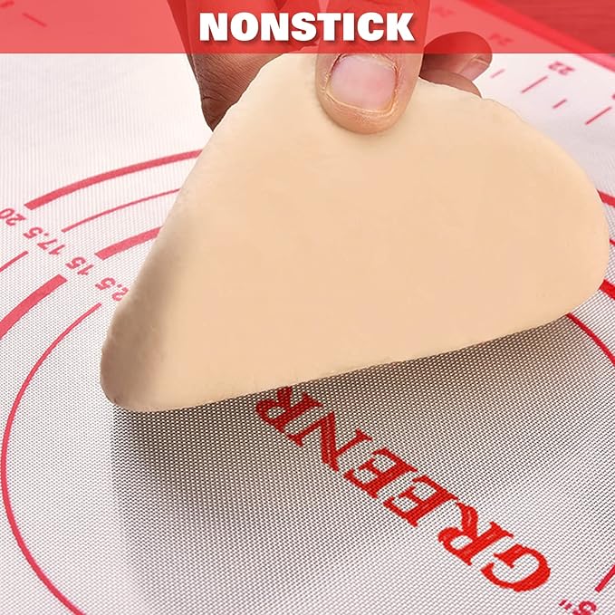Silicone Pastry Mat Extra Thick Large Non Stick Baking Supplies Kitchen Counter - Image 3