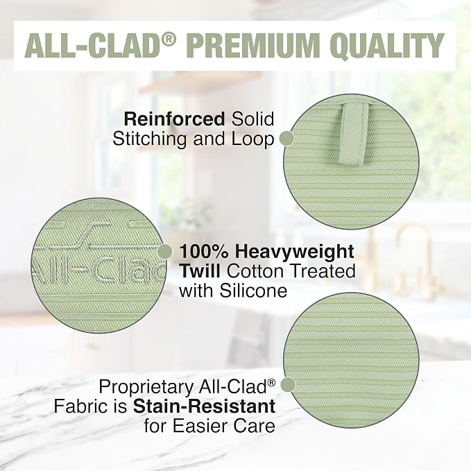 All-Clad Premium Pot Holder & Heating Pad, Heat Resistant to 500 Degrees - Image 5