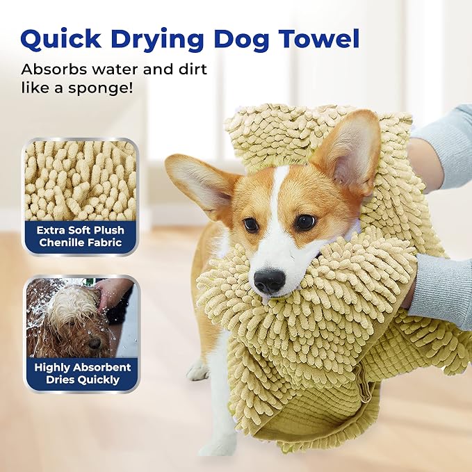Muddy Mat® Doggy Dryer, Highly Absorbent Microfiber Washable Dog Shammy - Image 2