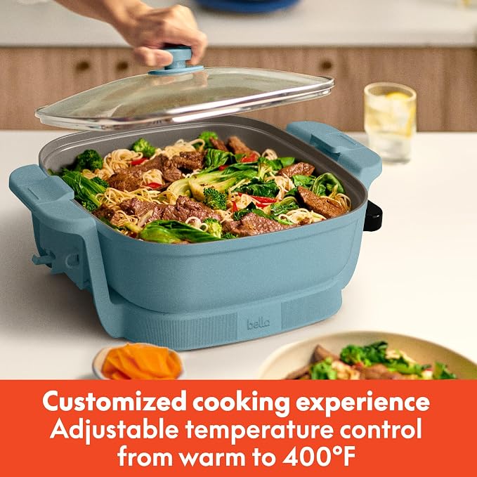 bella Make & Take Electric Skillet, Fits-anywhere™ kitchenware, EverGood™ - Image 5