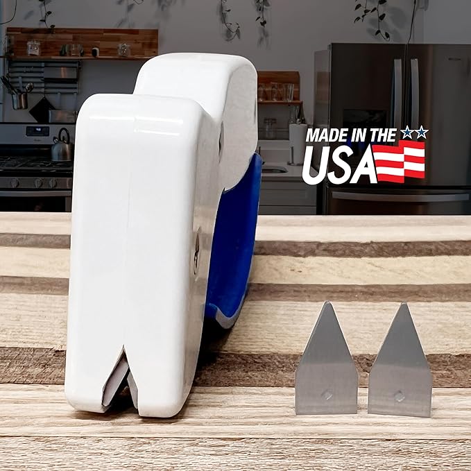 AccuSharp Knife Sharpener Blades, Tungsten Carbide Replacement Blades, 2 Pieces - Image 4