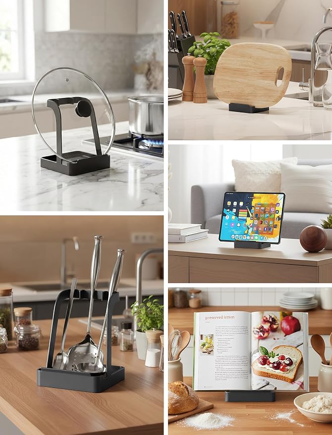NiHome Big Pot Lid Holder and Spoon Rest - Image 6
