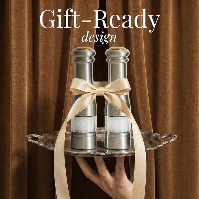 Electric Salt and Pepper Grinder Set - Image 9