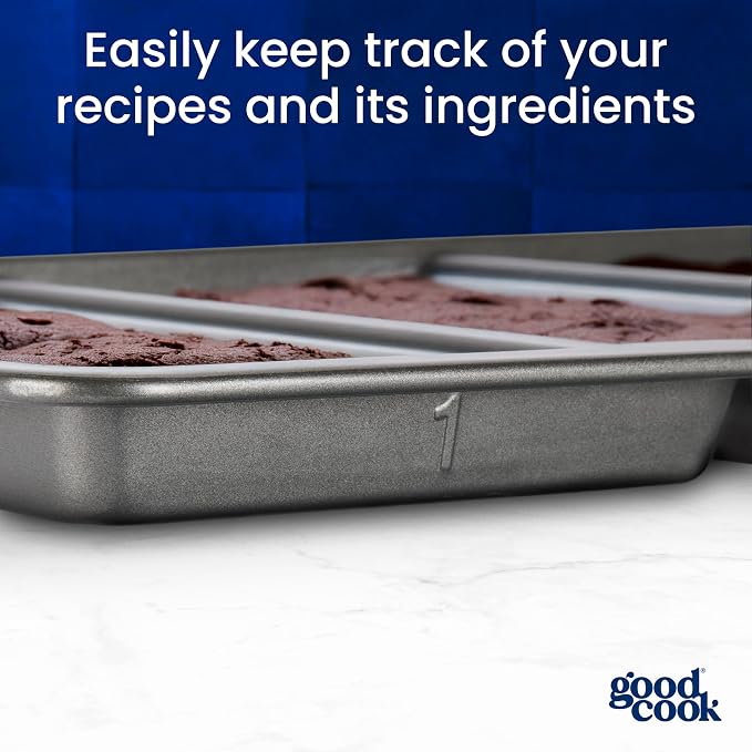 GoodCook Divided Baking Sheet Premium Carbon Steel Nonstick Pan, 11 x 17-Inch - Image 8