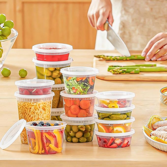 BYSNOW 60 Sets Deli Containers - Image 5