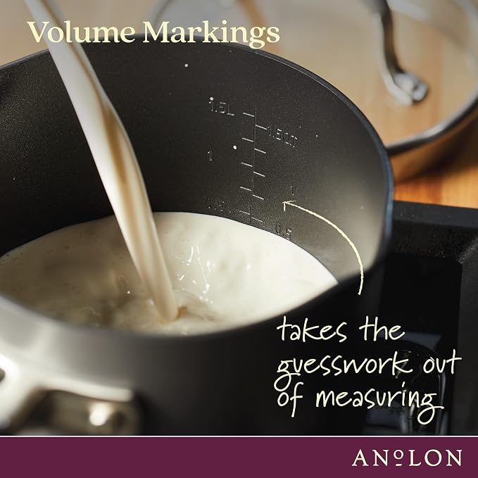 Anolon Advanced Home Hard Anodized Nonstick Sauce Pan/Saucepan - Image 5