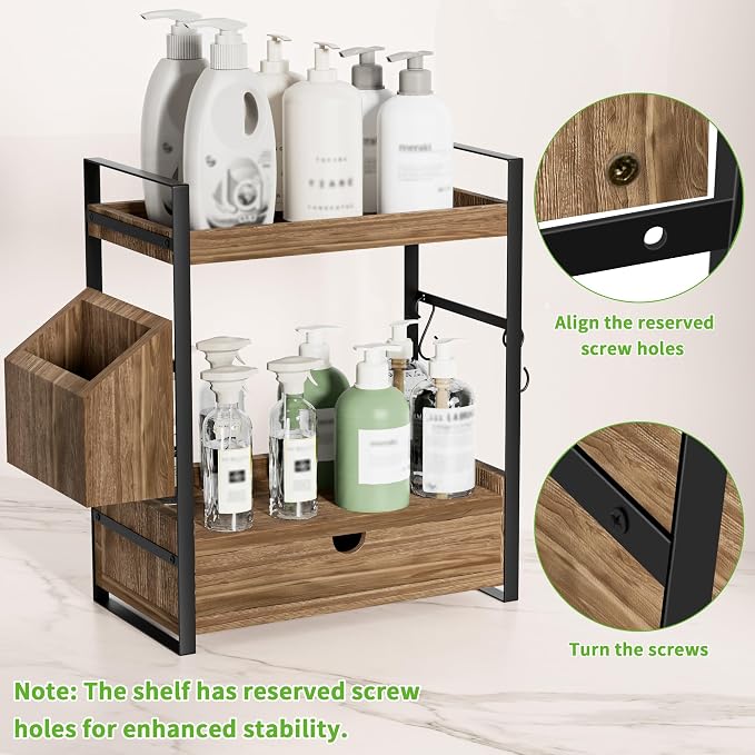 2-Tier Bathroom Counter Organizer - Image 5