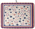 Happy 4th of July Patriotic Dish Drying Mat 18 x 24 Inch US Independence Day by Kwlegh