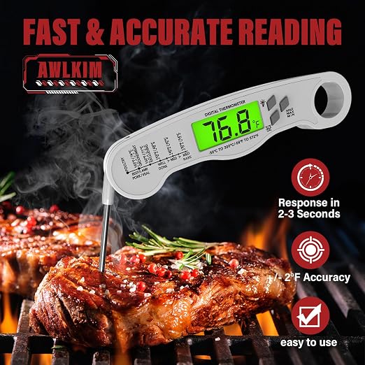 AWLKIM Digital Meat Thermometer - Image 2