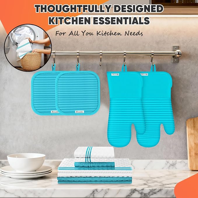 Oven Mitts Kitchen Towels and Dishcloths - Image 5
