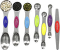 Multicolor Magnetic Measuring Spoons Set by BIDFUL