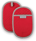 KitchenAid Asteroid Pot Holder 2-Pack Set, Fire Red by KitchenAid
