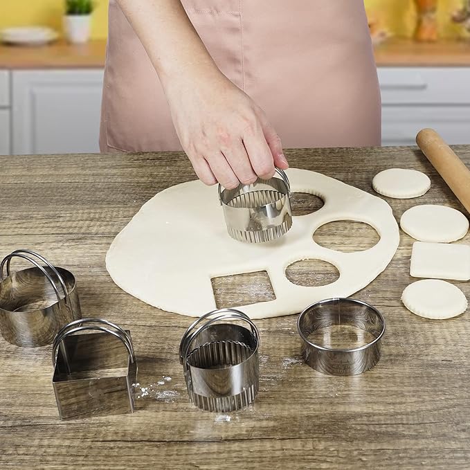 Biscuit Cutter Set for baking 2inch 2.5inch 3inch 3.5inch 4inch 5inch large - Image 7