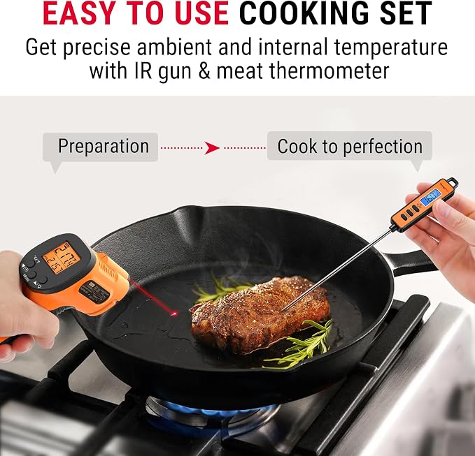 TempPro Temperature Gun, Infrared Thermometer Gun - Image 2