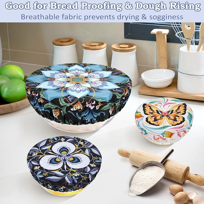 5-Size Reusable Beeswax Bowl Covers - Image 5