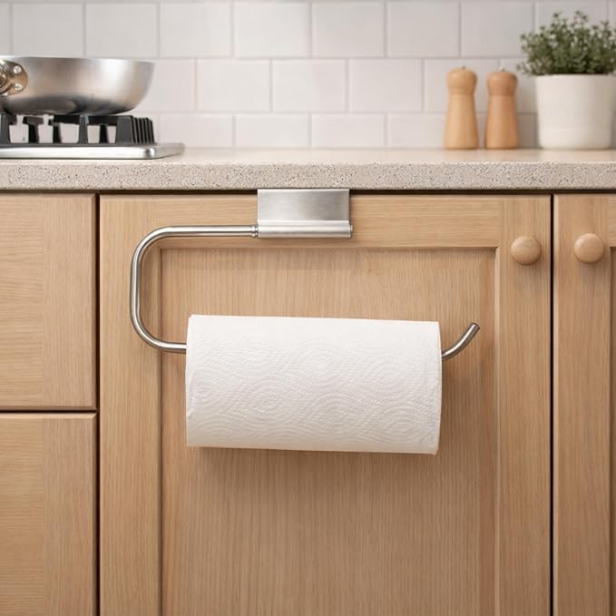 Over Cabinet Door Paper Towel Holder - Image 6