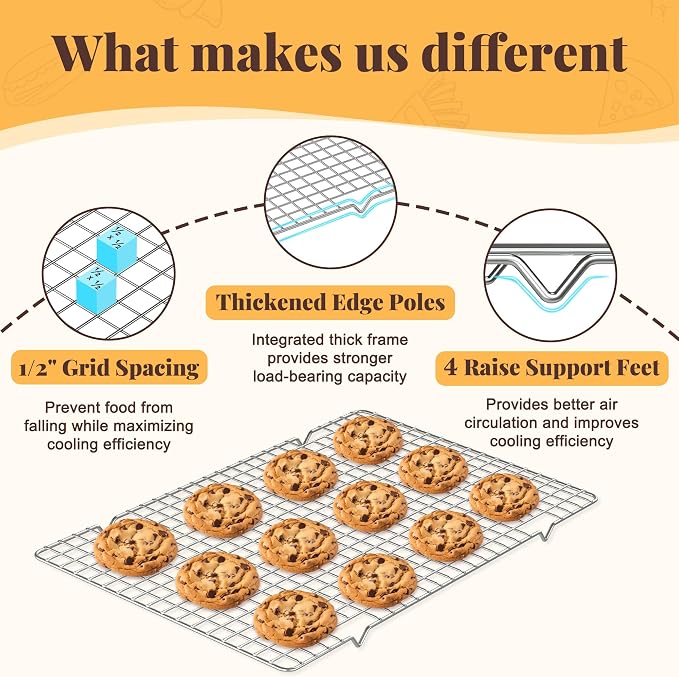 Cooling Racks for Cooking and Baking - Image 3