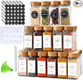 DIMBRAH Spice Jars with Label-4oz 36Pcs, Glass Spice Jars with Bamboo Lids by DIMBRAH%EF%BC%8CKitchenDining