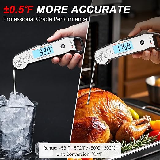Atogou Meat Thermometer, Professional Food Thermometer, <1 Sec Instant Read - Image 4