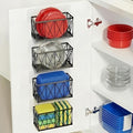 4 Pack Cabinet Door Organizer, Adhesive Inside Cabinet Door Storage by MIXISAV