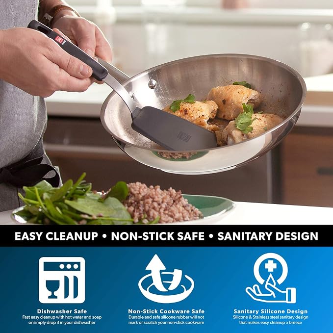 DI ORO Silicone Turner Spatula - Image 3