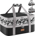 Lifewit Insulated Double Decker Casserole Carrier, Expandable Lasagna Lugger by Lifewit