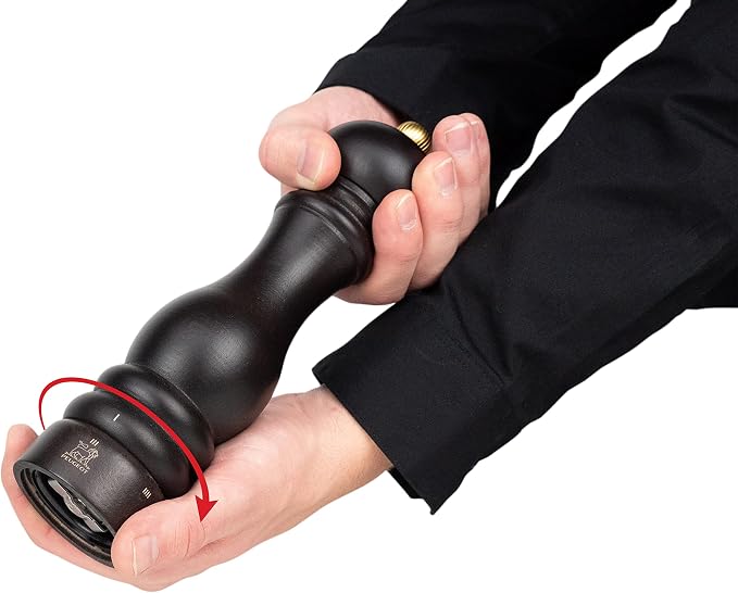 Pepper Mill, Chocolate Finish, 22 cm - 9 in - Image 3
