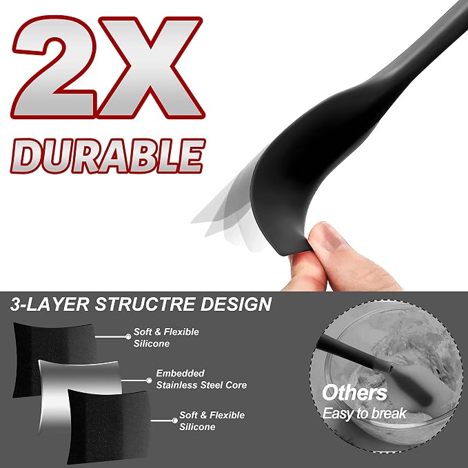 Anaeat Silicone Spatula Set of 5 - Image 4