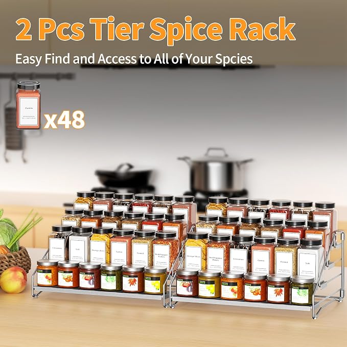 BOIVSHI 4 Tier Spice Rack Organizer - Image 5