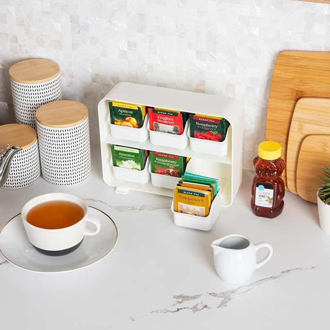 Mind Reader Tea Bag Organizer, Tea Station Organizer, Countertop Storage - Image 5