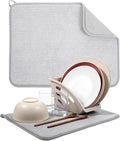 Giantree Small Microfiber Dish Drying Mat, Absorbent Dish Drainer Mats by Giantree