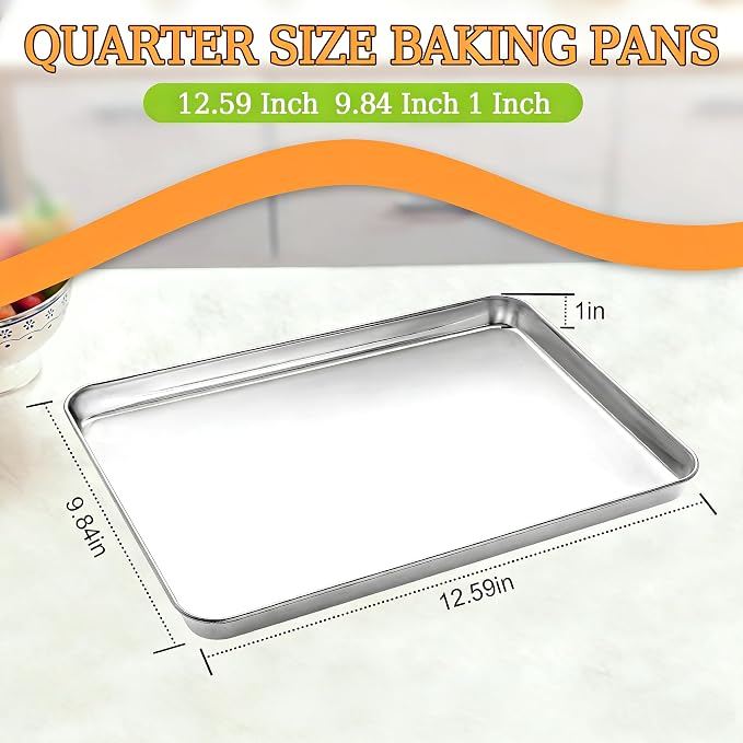 CEKEE Stainless Steel Cookie Sheets - Image 2