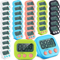 Xuhal 100 Pieces Digital Kitchen Timer Bulk, Small Magnetic Timers by Xuhal
