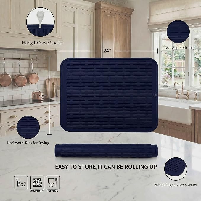 MicoYang Silicone Dish Drying Mat - Image 2