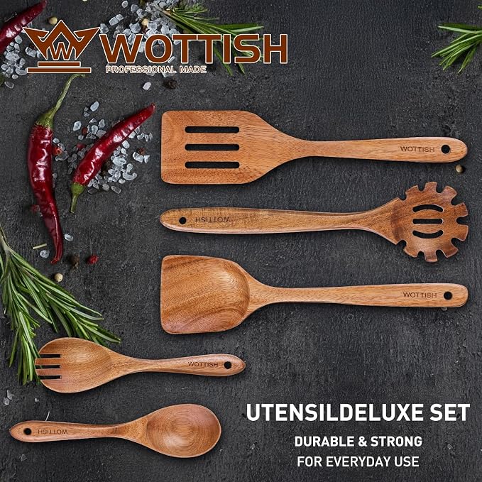 Wooden Spoons for Cooking - Image 2