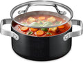 Bakken 3 Quart Ceramic Coated Stock Pot by BAKK%C3%8BNMASTER