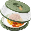 WVM Microwave Splatter Cover & Mat, Vented Collapsible Splatter Guard dish by WVM