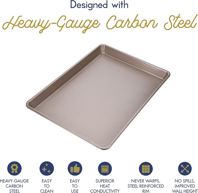 Ultra Cuisine Wire Rack Baking Sheet Pan Set - Image 4