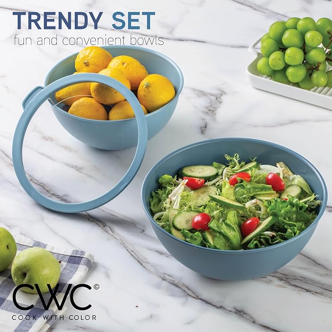 COOK WITH COLOR Mixing Bowls with Lids - Image 5