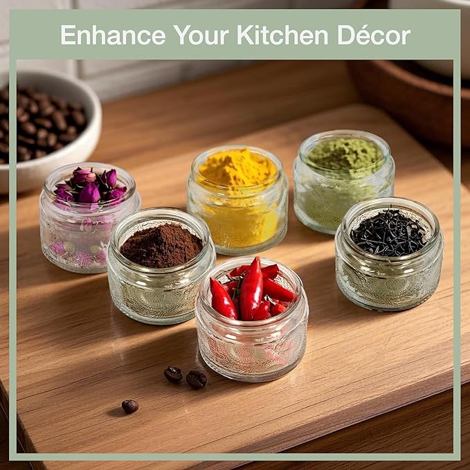 4 oz Colored Mini Glass Jars - Image 6