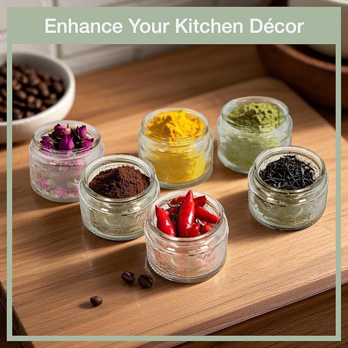 4 oz Colored Mini Glass Jars - Image 8
