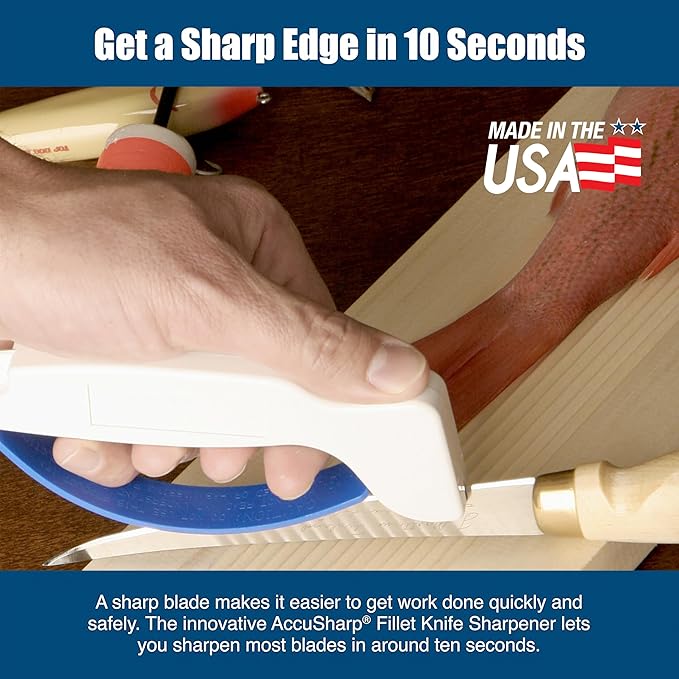 AccuSharp Knife & Tool Sharpener, Hones & Sharpens Straight & Serrated Knives - Image 5