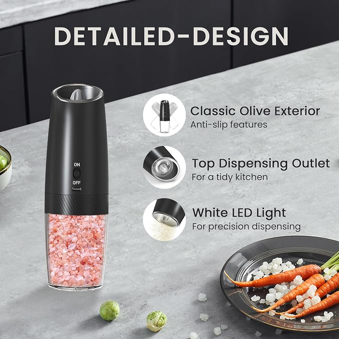 Rechargeable Salt And Pepper Grinder Set - Image 5