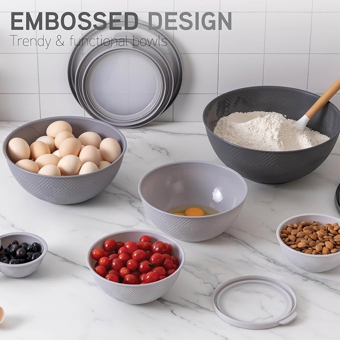 COOK WITH COLOR Mixing Bowls with Lids - Image 6