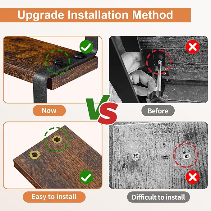 Giikin 3-Tier Spice Rack, 13.8 Inch Wood Countertop Spice Storage Holder - Image 7